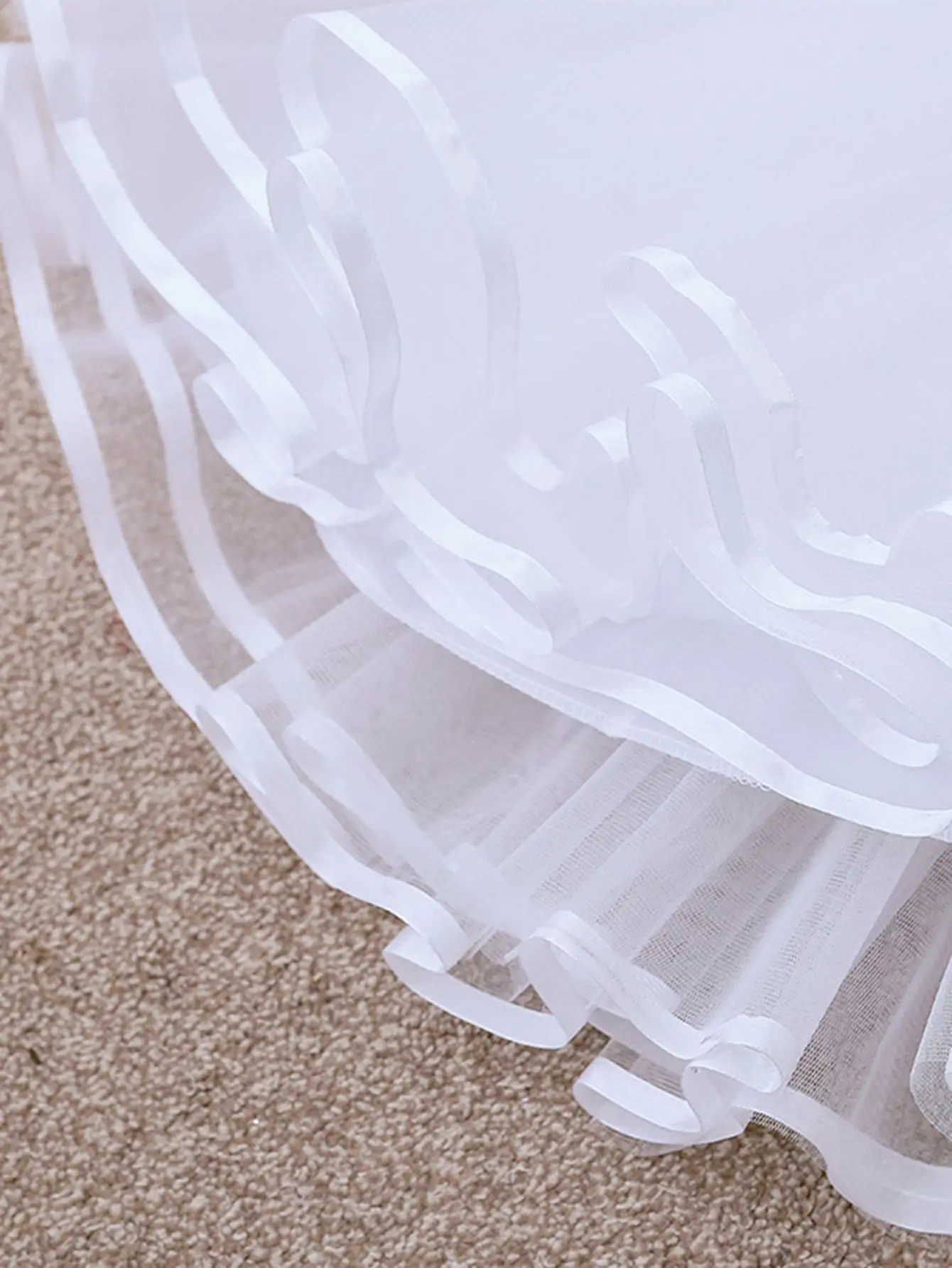 Cosplay Soft Mesh Petticoat Lolita Soft Girl Half Skirt Colorful Tutu Skirt Party Dance Skirts ribbon Petticoat Skirt Petticoat Underskirt Lolita Petticoat Tulle Tutu Skirt