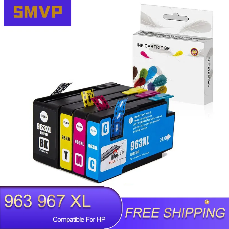 

Premium Compatible Color Inkjet Ink Cartridge 963XL 967XL 963 967 XL For HP963 for HP OfficeJet Pro 9010 9015 Printer