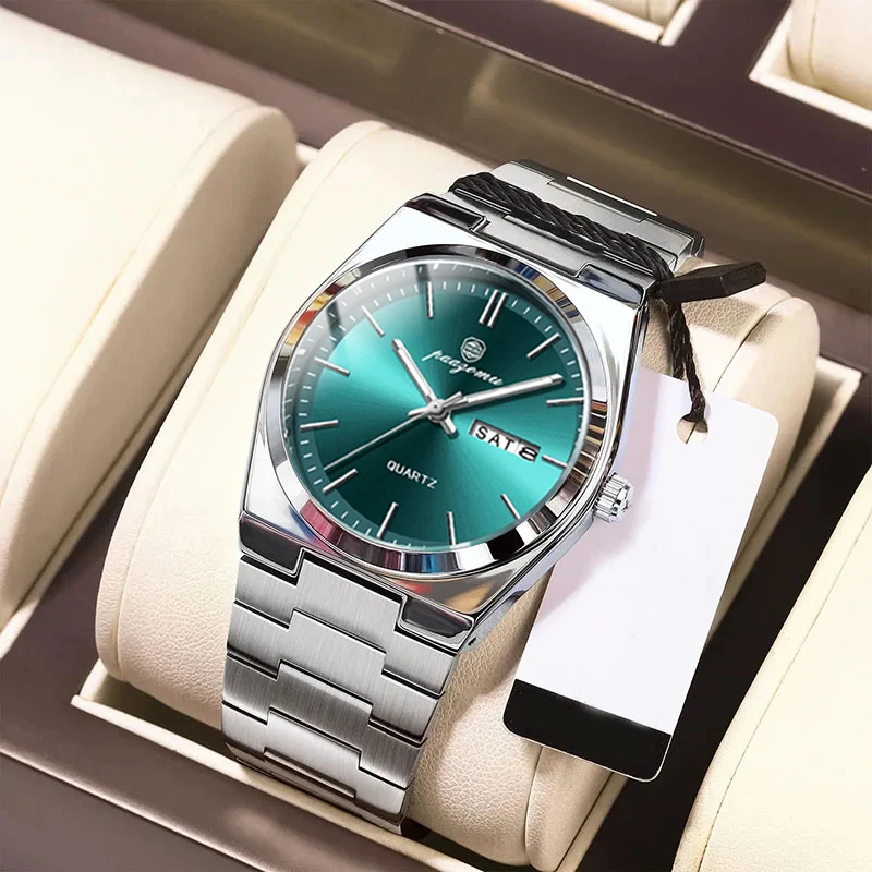 2026 Casual Business Fashion Quartz Wristwatches Gold Movement Clock Men Luxury Watch Automatic Watches Mens Gifts Reloj Hombre