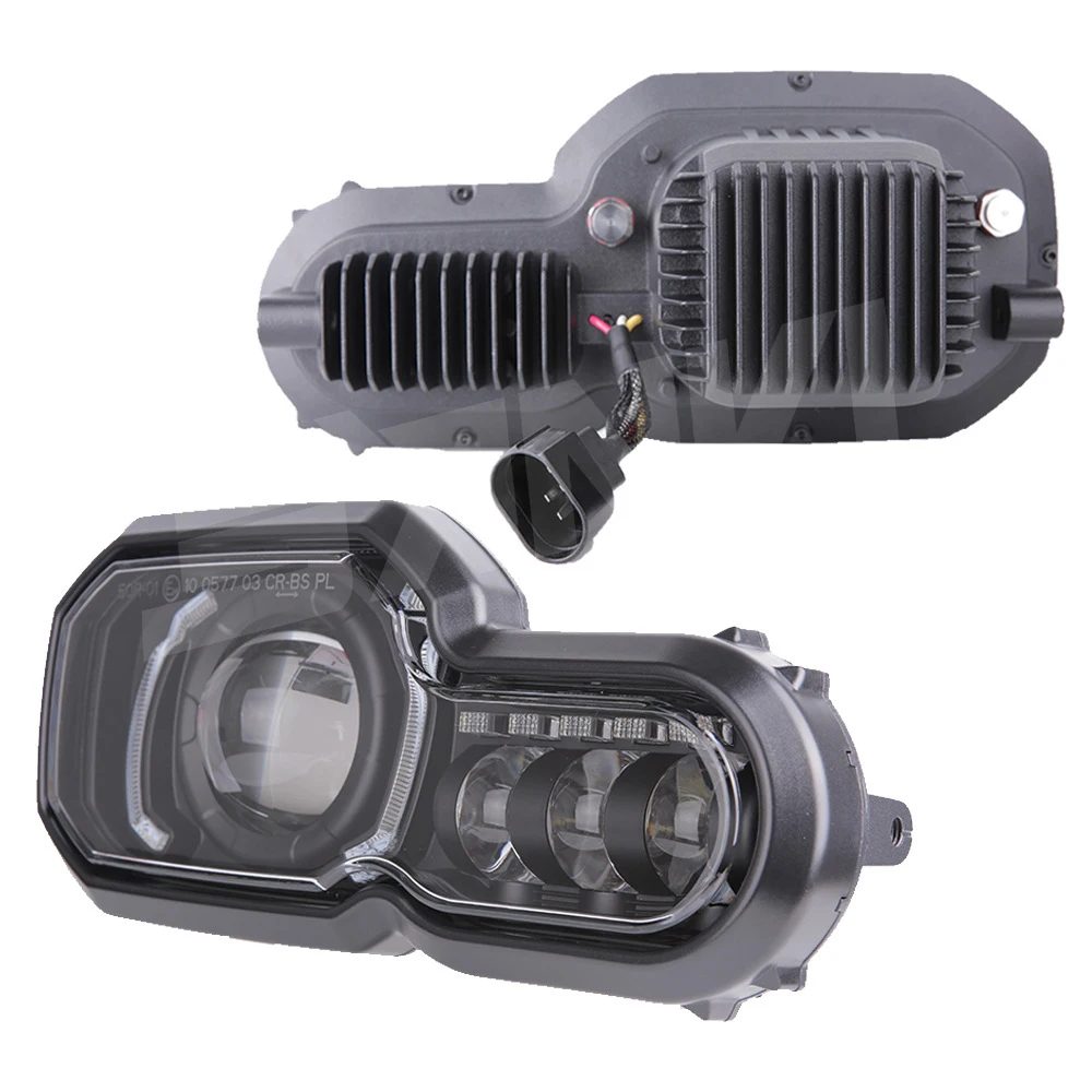 

Sanvi Motorcycle LED Projector Lens Headlight Assembly for F800gs Adventure F700GS F650GS Motor Led Headlight Replacements