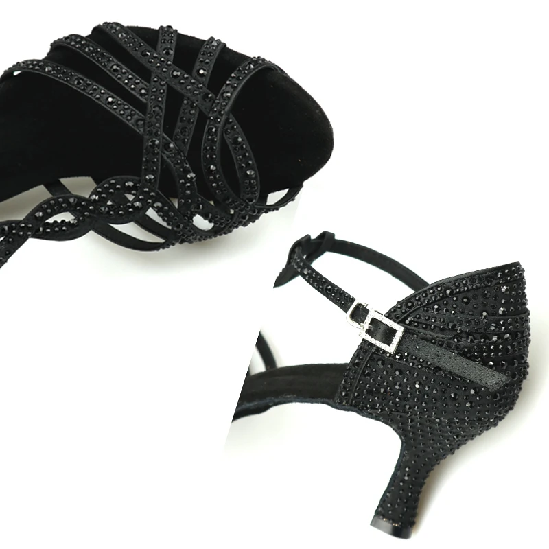 latinos dance shoes woman  Jazz Salsa Ballroom Latin Dance Shoes High Heel For Dancing Women Training Ladies Black  Dance Shoes