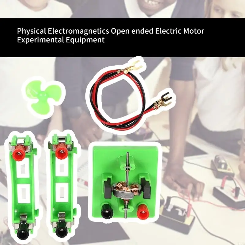 Open Type Electric Motor Fan Device Electromagnetism Experiment Circuit Accessory for Physics Teaching Demonstration