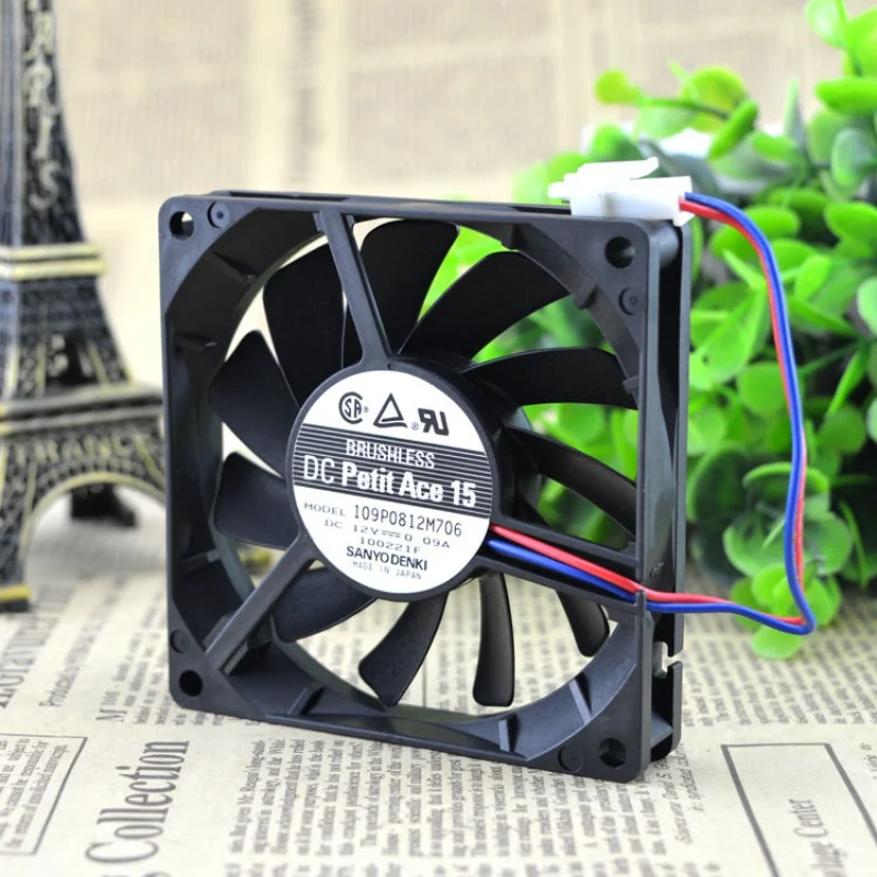 

8cm Cooling Fan 8015 12V 0.09a 109p0812m706 Mute