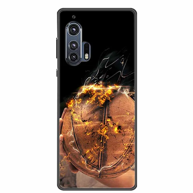 Sleek Black Silicone Soft Back Cover