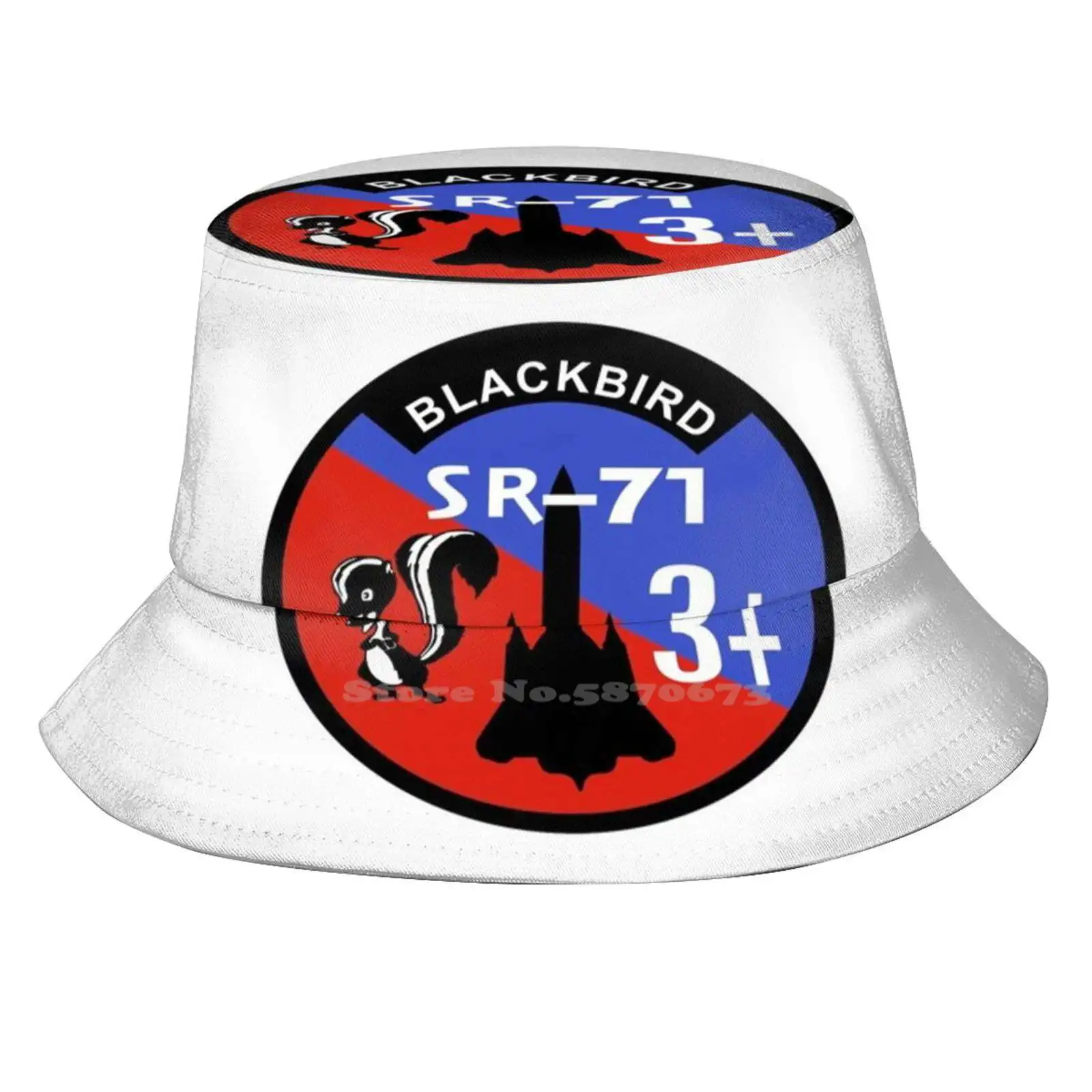 Round Sr 71 Habu Commemorative Insignia Berretti Coreani Divertenti Cappelli Da Pescatore Da Spiaggia Sr 71 Blackbird Insignia 3 Commemorative Air Hab