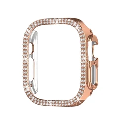 Elegant Bling Diamond Crystal Frame Case for 38mm (Rose Gold)