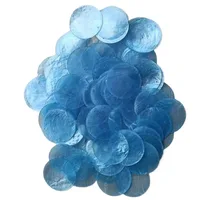 5cm DIY White Capiz Shell with Two Holes Sea Shell Bulk Capiz Shells for Decor DIY Wind Chimes & Crafts Jewellery Accessories 1