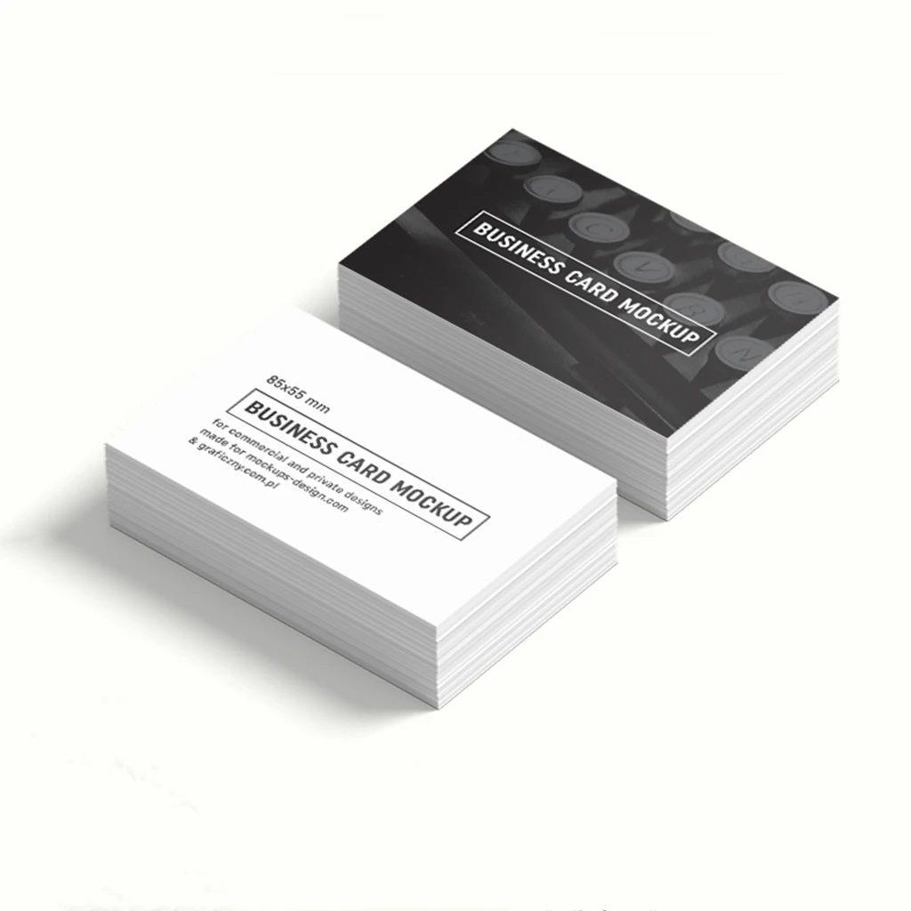 Paper Business Cards Double Side Printing Waterproof Personalized Name Card with Company Matte Lamination