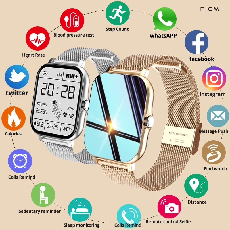 Montre Digitale RÃ©reglage Heure Montre Smart Watch Fiomi Q13 Y13