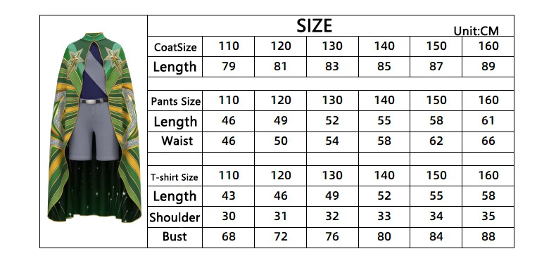 Honkai: Star Rail Elio Cosplay Costume for Kids (Unofficial)