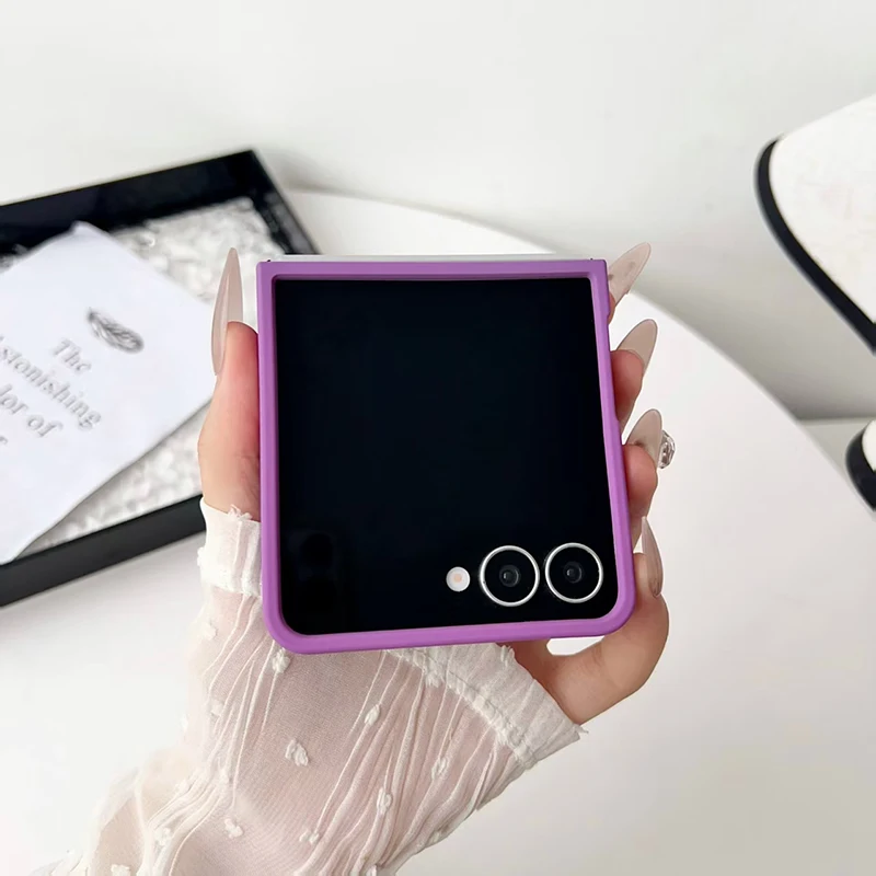 Two-Tone Gradient Silicone Foldable Magnetic Phone Case with Lens Protection