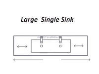 ห้องน้ํา Calacatta Viola หินอ่อนอ่างล้างจานคู่อ่างล้างหน้าผงหินอ่อน Room อ่างล้างหน้าขนาดใหญ่แขวนผนังอ่างล้างจานลอย Vanity 6