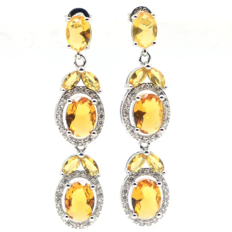 

7g Customized 925 SOLID STERLING SILVER Earrings Citrine Ruby Blue Topaz Green Peridot Golden Citrine CZ Daily Wear