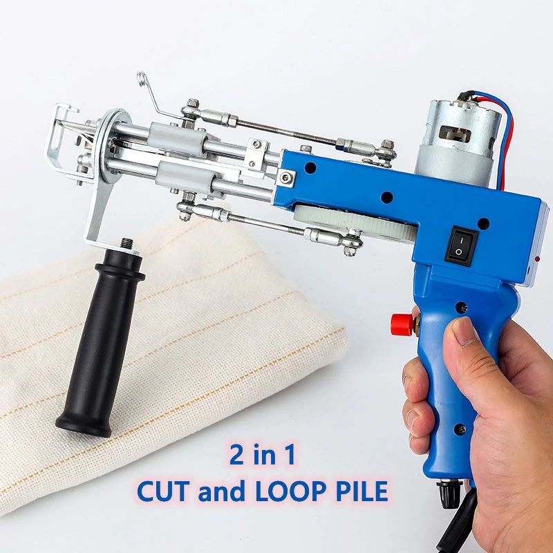 Cut and Loop Pile 2 in 1 110-220V Electric Carpet Tufting Gun Rug Weaving  Flocking Machines Hand Rug Gun Machine Starter Kit - AliExpress