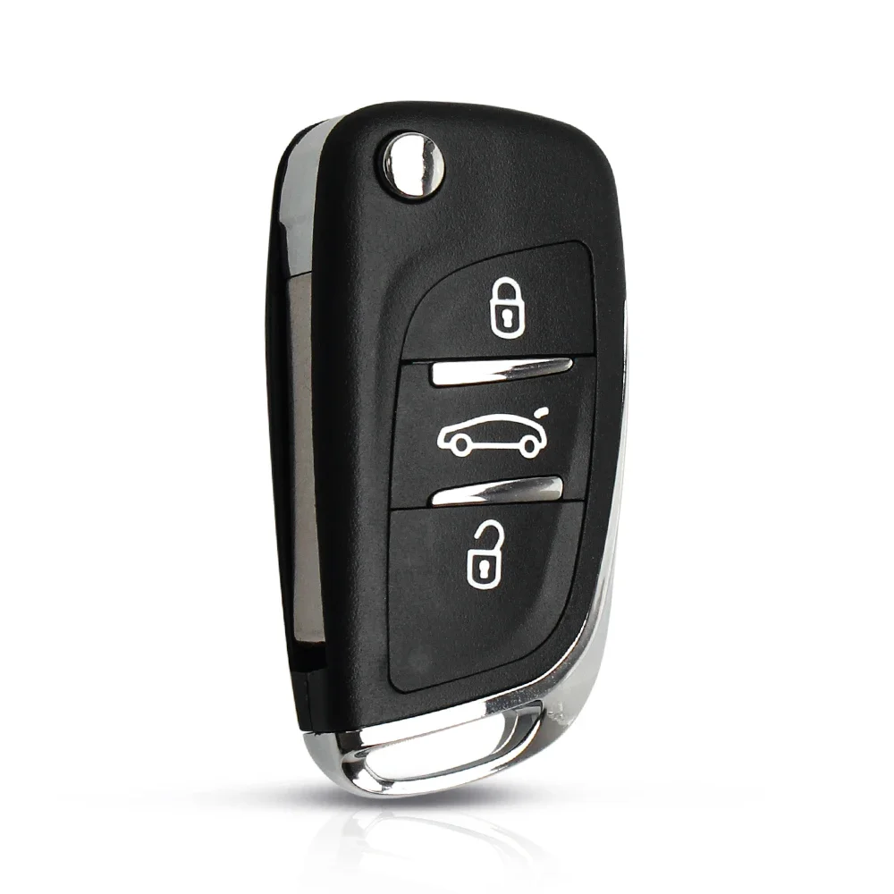 Car Key Shell Remote Flip Folding For Peugeot 107 207 307 307S 306 407 807 Partner VA2/HU83