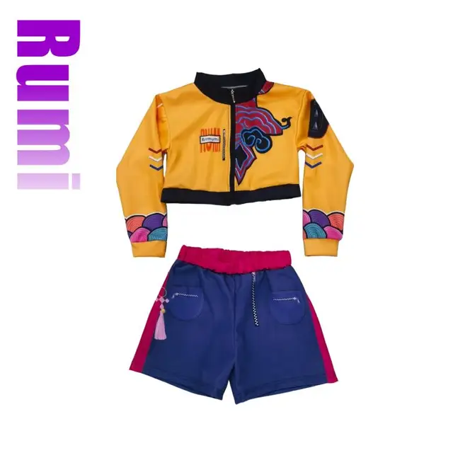 Demon Hunters Rumi 3D Printed Hoodie - Zoey Cosplay Jacket For Adults, Unisex Pullover