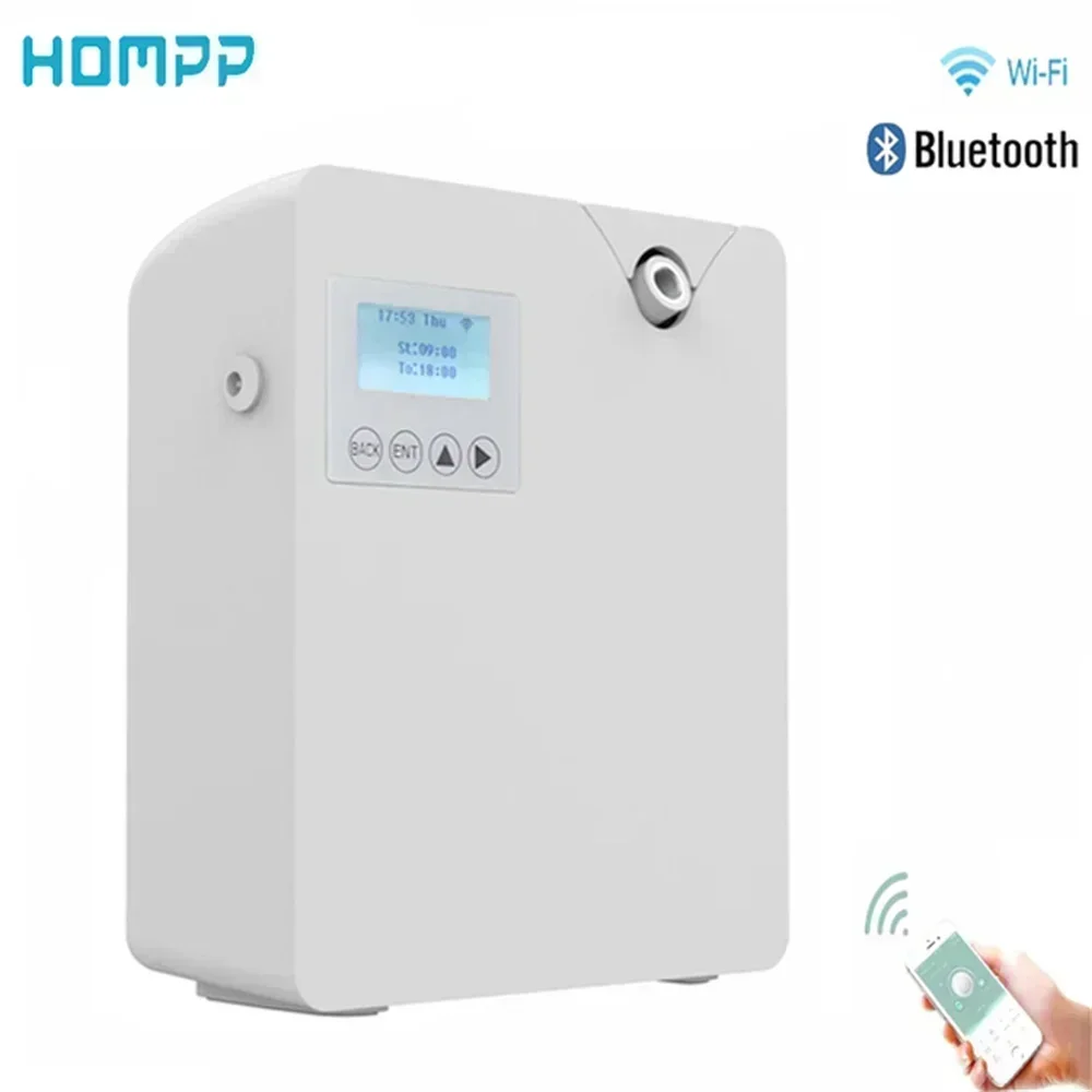 지능형 대형 에센셜 오일 아로마 디퓨저, 자동 타이머 기능 장치, 호텔 가정용 공기 향기 분무기, 300ml