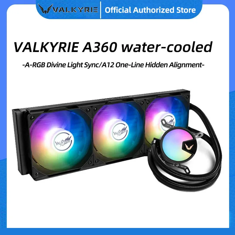 

VALKYRIE A360 All-in-One Water Cooling Cooler CPU Fan ARGB White 240 Computer Desktop