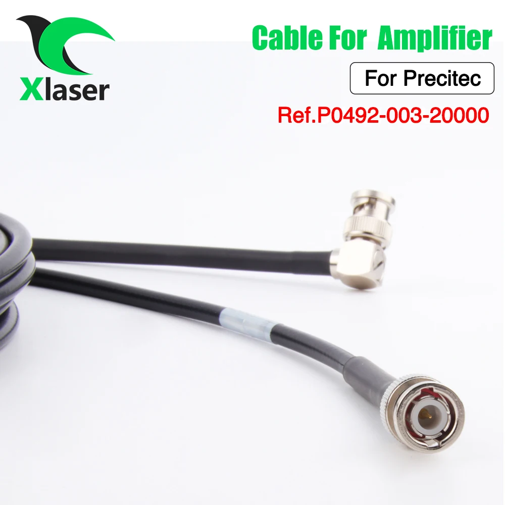 XLaser 20 미터 광학 RF 케이블 P0492-003-20000 섬유 레이저 커팅 헤드 Precitec 레이저 헤드 용 4 코어 증폭기 케이블