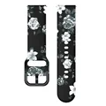 9 black gray flower