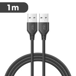 1m High - Speed Double USB 2.0 A Male to Male Extension Cable Adapter (1m)