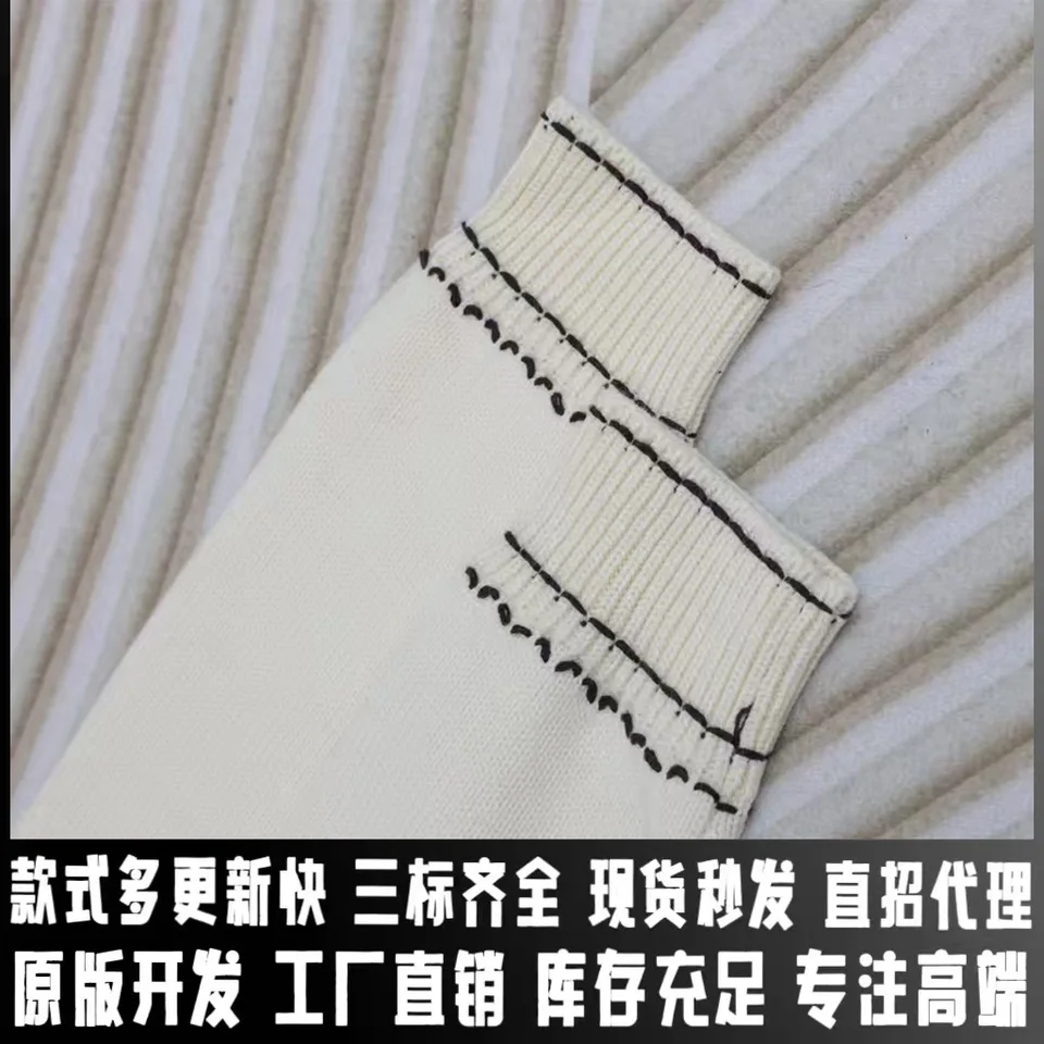 남성용 캐주얼 모직 셔츠 오토바이 라이더 조끼, 포켓 자수 가디건, 3 단추 동키, 24SS 공동 디자인