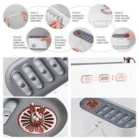 7 Colors LED Mist Humidifier Night Light Quiet Aroma Diffuser with 5 Nozzle Spray Cool Air Purifier Oil Diffuser for Home Office 5