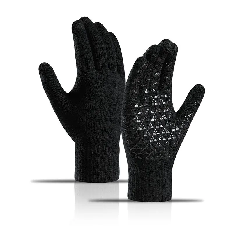Premium Winter Touchscreen Wool Gloves - Warm, Anti-Slip, Unisex