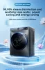 CX sterilization drum washing machine household automatic 10KG large capacity ultra-thin elution integration 4