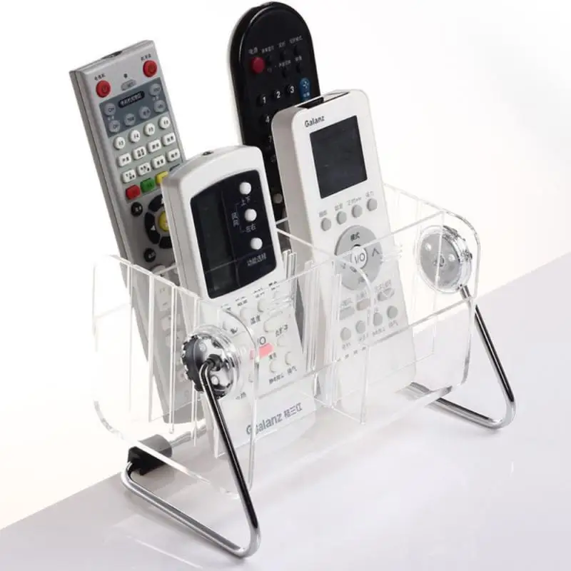Desktop Organizer Transparent Adjustable Remote Control Easy Cleaning Environmentally Friendly Drawer Container