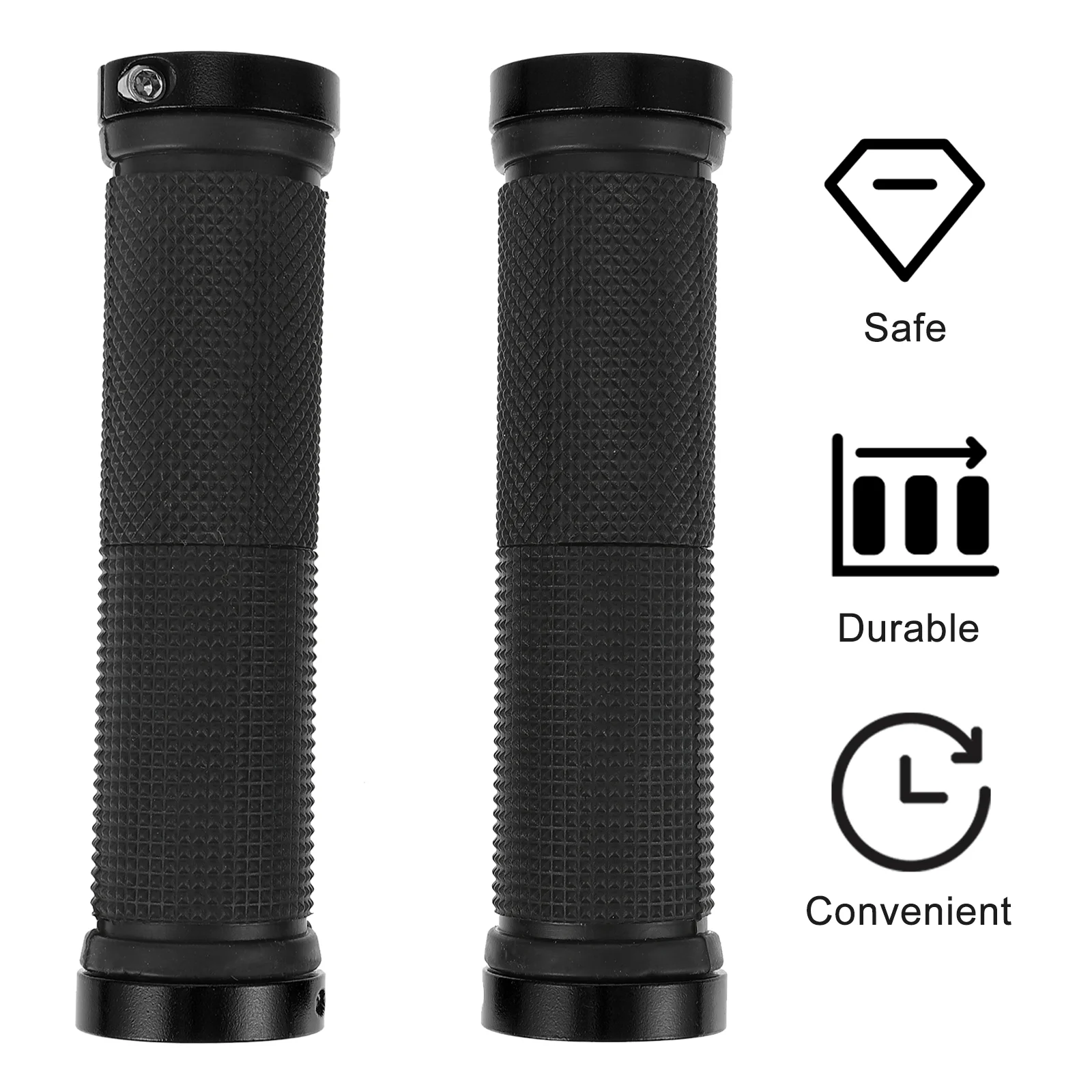 

Bicycle Grip Skid-Proof Grips Non-slip Mountain Bike Trainer Handle Abs Handlebar Kit