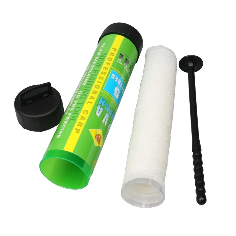 Fishing Net 1PC 5M Water Dissolving PVA Narrow Mesh Tube Net Carp Fishing Net Lures Refill Plunger Bar Tackle Fishing Accessories Trap