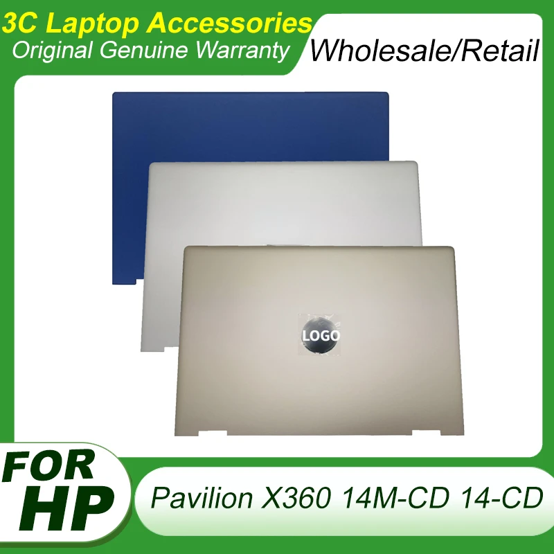 Coperchio Posteriore Per HP Pavilion X360 14-CD - Cover Argento