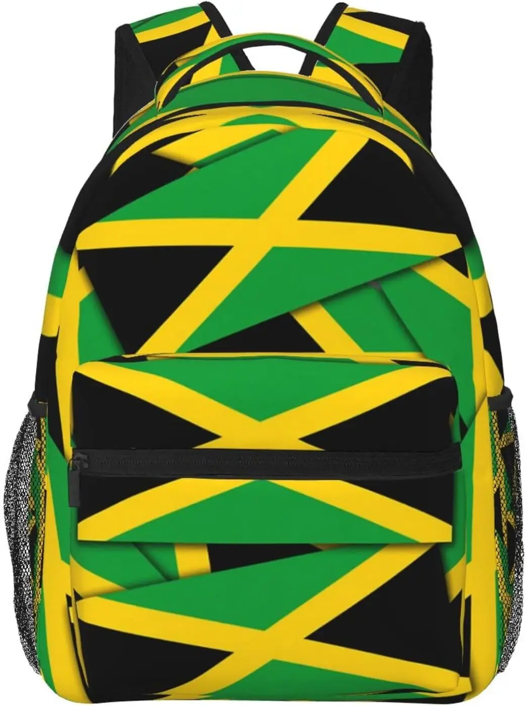 

Jamaica Jamaican Flag Backpack Casual Hiking Camping Travel Backpacks Lightweight Daypack Bag Women Men Bookbag