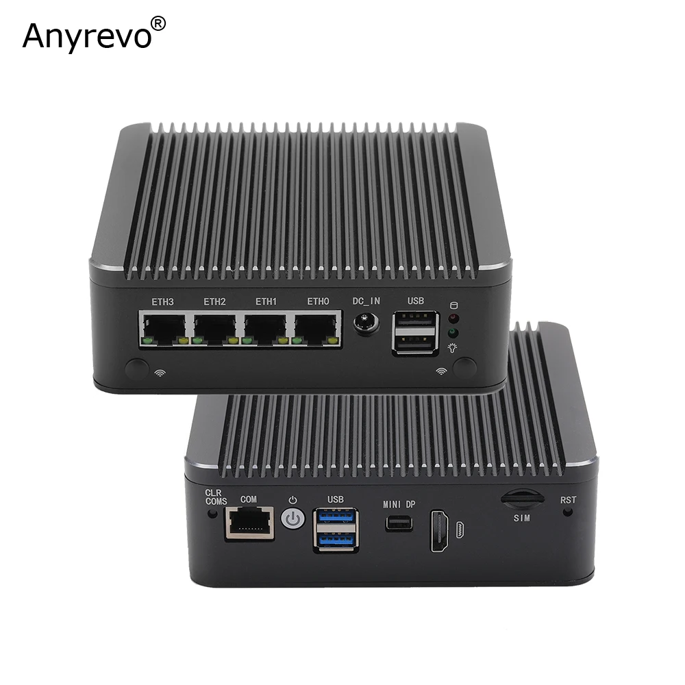 High-Performance Fanless Mini PC with 11th Gen Intel Processors, 4x I225V LAN, DDR4, NVMe, and OPNsense/PfSense Compatibility Description Image.This Product Can Be Found With The Tag Names Barebone Mini PC, Computer Office, Router