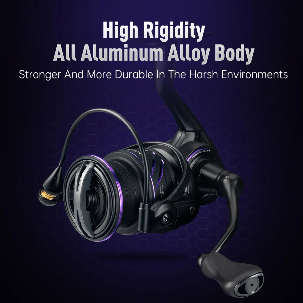 Kingdom Tegmen Pro 6.2:1 High Speed Gear Ratio Spinning Fishing