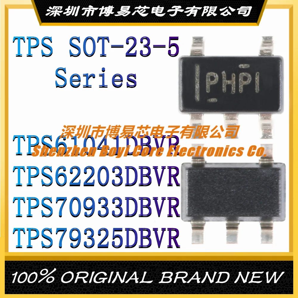 

TPS61041DBVR TPS62203DBVR TPS70933DBVR TPS79325DBVR New Original Authentic IC Chip SOT-23-5
