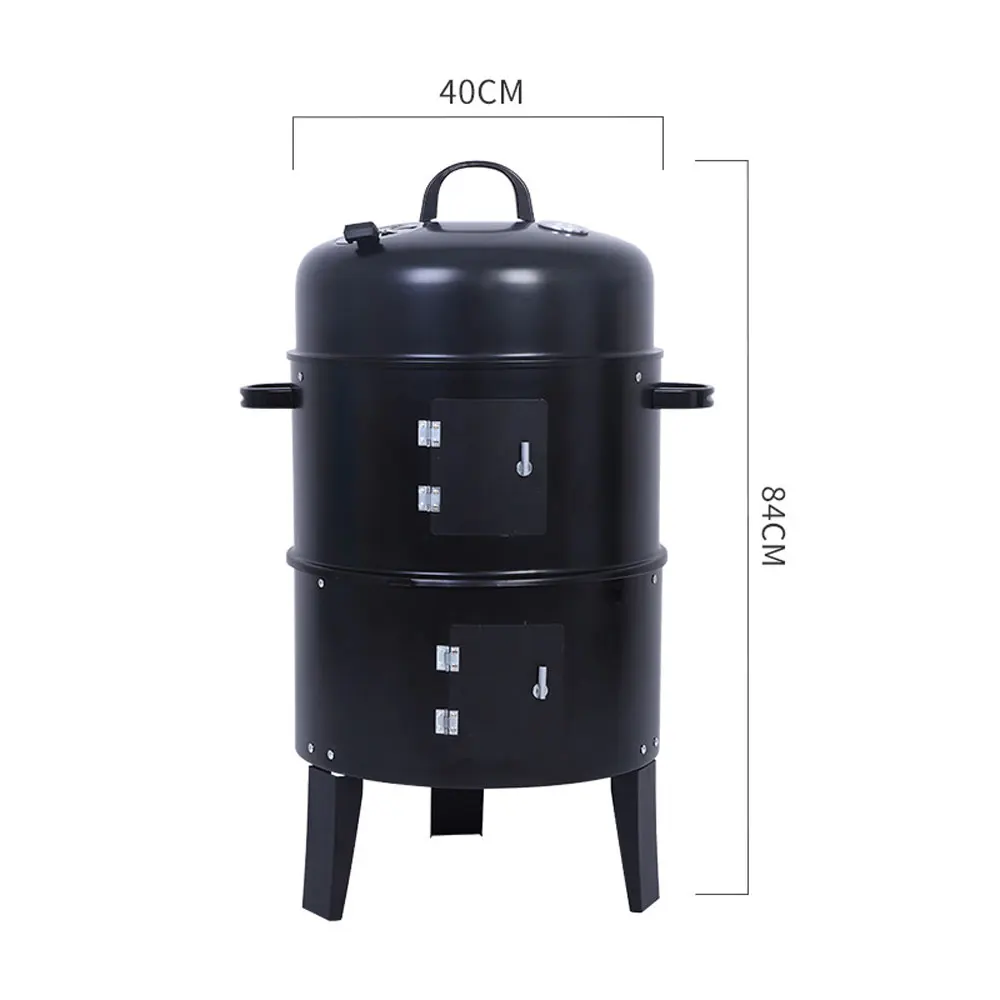 Commercial BBQ Smoker Three-In-One Multi-Function Outdoor Barbecue Grill Barbecue Grill Household Barbecue Box Bacon Stove DS-12