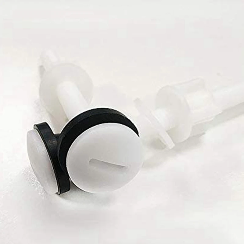16 Pack Toilet Tank Plastic Bolts M10 Tank To Bowl Bathroom Toilet Repair Kits Screws And Seal Set Pan Head Bolts