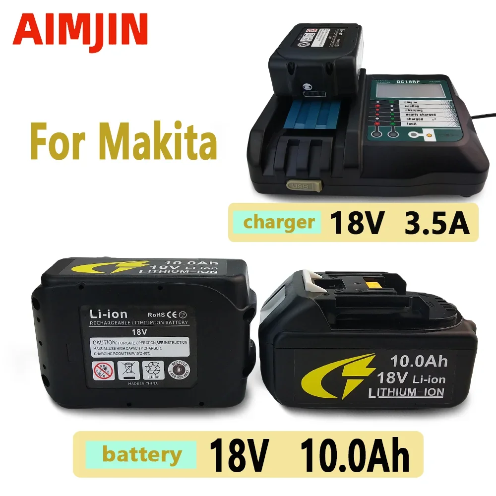 

replaceable lithium-ion battery for Makita BL1850 BL1840 BL1830 BL1850 LXT400 18V 10 Ah