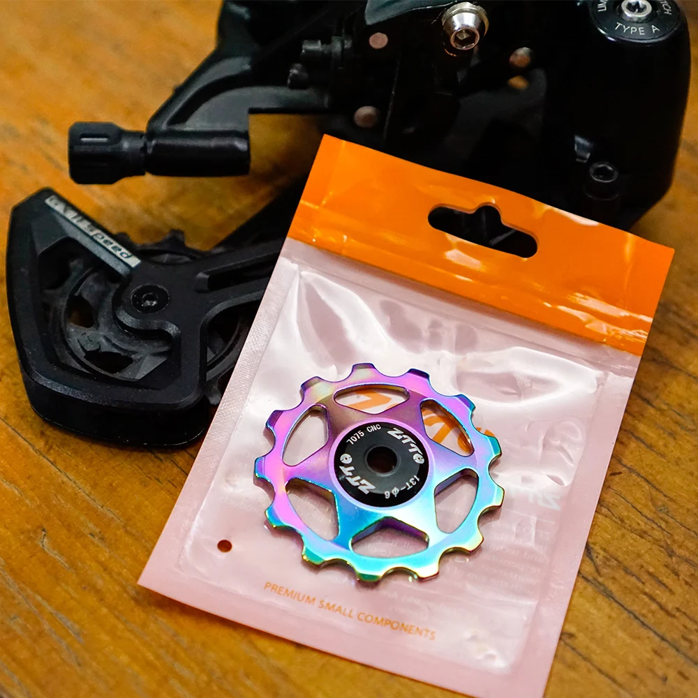 High-Performance Purple CNC Bike Jockey Wheel with Steel Bearings
