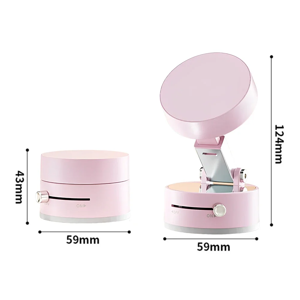 Vacuum Magnetic Suction Cup Phone Holder Folding Swivel Stand Universal Car Vacuum Swivel Stand Multi functional Phone Bracket