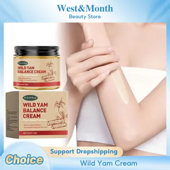 Wild Yam Cream Progesteron Ormone Regolazione Bilanciamento Rafforzamento Levigante Idratante Rughe Rimozione Balsamo Salute delle Donne 1