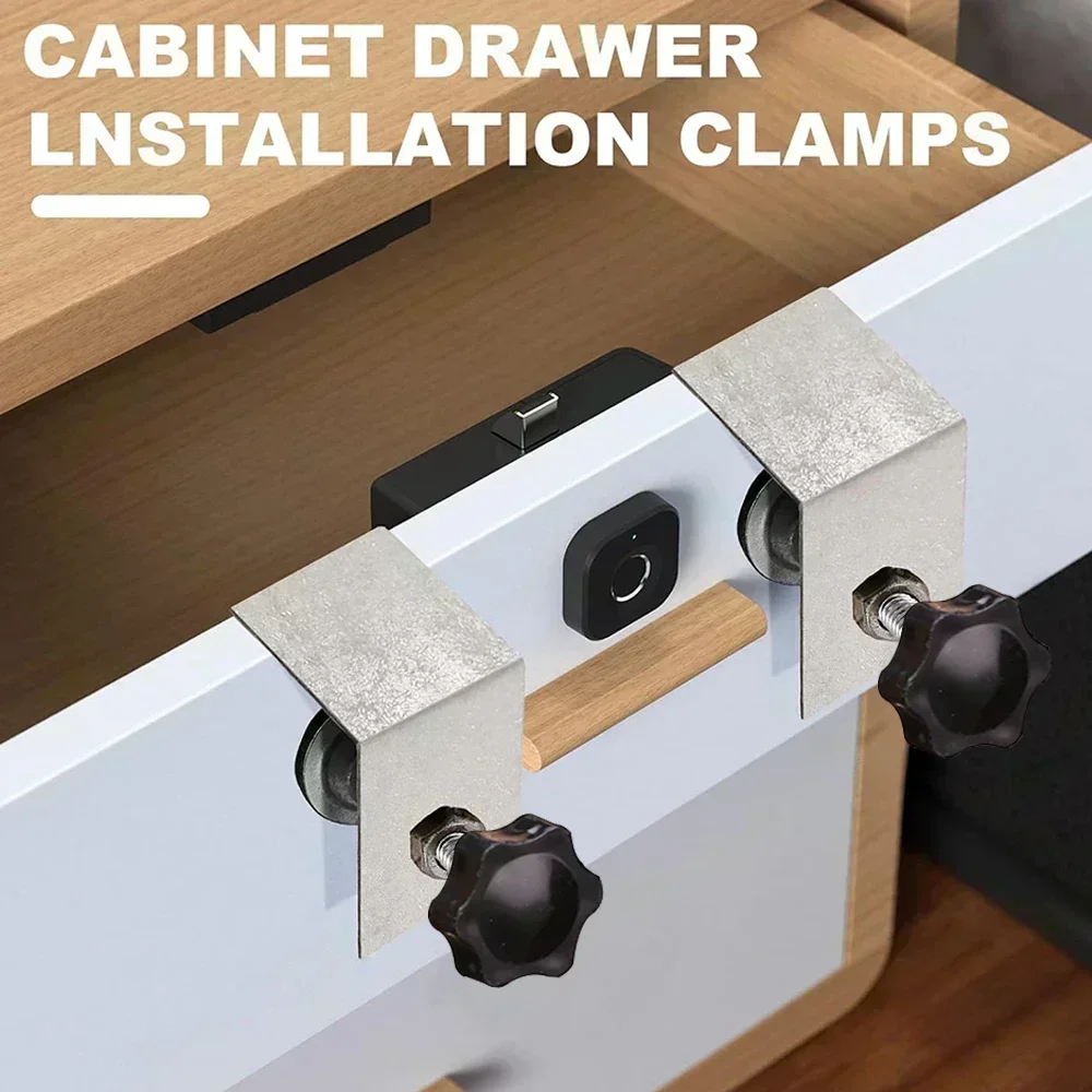 Woodworking Clamps Woodworking Jig Steel Drawer Panel Clips Drawer Front Installation Clamps Cabinet Tool Home Furniture Installation Tools