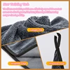 650GSM Car Cleaning Microfiber Towel Detailing Auto Washing Quick-Drying Towels 40*60cm Absorbent Large Microfiber Rag For Cars 6