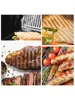 Large electric sonifer sandwich maker, 1400W, kitchen appliances, breakfast waffle machine, anti-ad foam pan 2