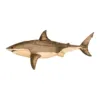 Wooden Sea Fish Decor Statues Whale Figurine Ornament Rustic Decoration Wall Hanging Decorations For Living Room Bedroom 2