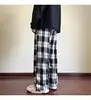 New Narrow Wide Leg Pants Women's Thin Ice Silk High Waist Slimming Straight Leg Casual Pants 6