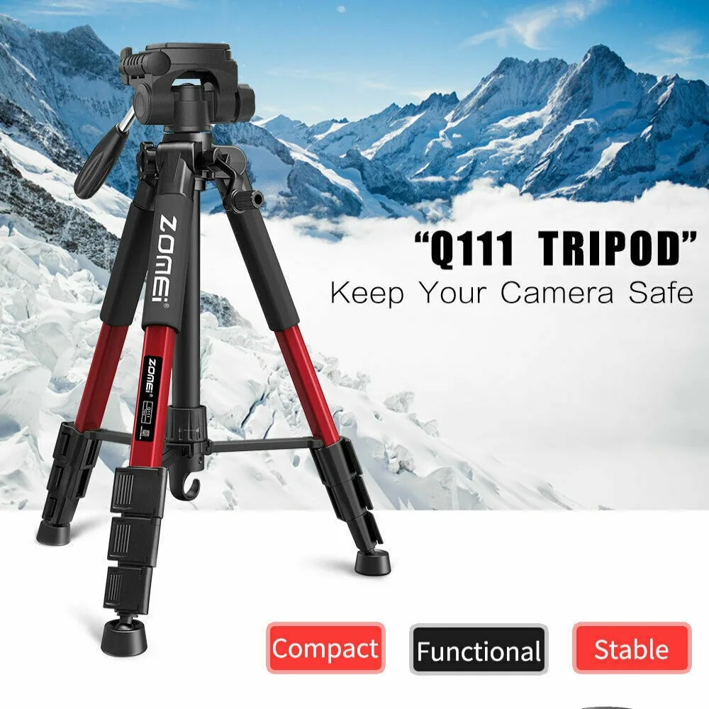 

Aluminum alloy Professional Portable Aluminium Tripod Compatible 5 Color Heavy Duty Tripod Stand Folded Travel Camera Tripod