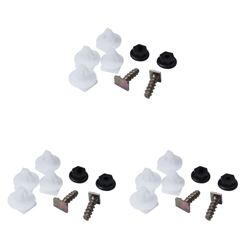 24Pc Front Wheel Arch Trim Clips Plastic Metal Screw Nut Set For Vauxhall Corsa C wheel arch trim clips